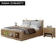 thumbnail image 5 of Solid wood bed double bed large bed European solid wood master bedroom 1.8 m wedding bed with storage My Lux Decor Round, 5 of 9