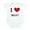 Cloud White, variant on CafePress - I Love Meat Infant Creeper - Baby Light Bodysuit, Size Newborn - 24 Months