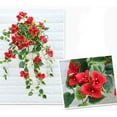 Artificial Hanging Flower Plants,Fake Flower Vine Hanging Plants,Faux