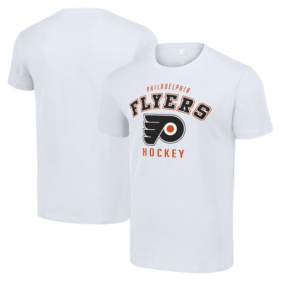 Men's Starter White Philadelphia Flyers Logo T-Shirt