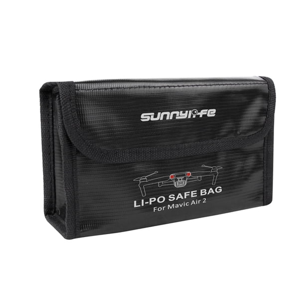 Drone - Bolsa de almacenamiento de batería recargable, bolsa de repuesto para batería a prueba de explosiones, para Mavic, almacenamiento de 3 celdas Jumpingount EL4658-03B