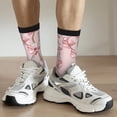 thumbnail image 6 of Disketp Orchids Flowers Unisex Crew Socks Lightweight Breathable Ventilation Ankle Socks, Mid-calf socks for Daily, 6 of 6
