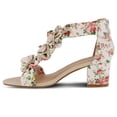 thumbnail image 3 of Patrizia QUINTEEL-FLW-WM Sandals White Multi, 3 of 7