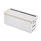 thumbnail image 5 of Pasacables de escritorio de aluminio, caja organizadora de cables, portátil, resistente y multifuncional. Blanco, 5 of 9