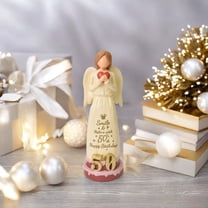 50th Birthday Gift for Her – Angel Figurine with Heart, Elegant Keepsake for Mom, Wife or Best Friend
