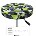 thumbnail image 4 of Pofeuu Football Print Round Bar Stool Covers - Super Soft and Washable Elastic Stool Cushion Slipcover Easy Clean Velvet-14 inch, 4 of 7
