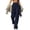 A3 Navy, variant on BODOAO Cargo Pants for Women High Waisted Drawstring Elastic Waist Baggy Stretchy Wide Leg Y2K Streetwear Loose Fit with Pockets Summer Casual Pants for Travel Work Lounge Plus Size Beige L