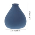 thumbnail image 6 of Stoneware Vase Modern Container Home Decor Boho Flower Plant Pots Ceramic Desktop Office, 6 of 6