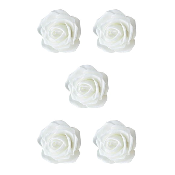 Yuarrent 50 piezas de flores biónicas artificiales, rosas de simulación de espuma PE, arreglos florales falsos, decoraciones, regalos de boda Type5 NO5 Yuarrent CBP280450
