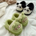 thumbnail image 5 of LIIPEE Kids Cartoon Slippers For Girls And Boys Cute Non- Flat Bottom Slipper Booties Fall Winter Warm Fuzzy Comfortable House Shoes,9-10 Years, 5 of 6