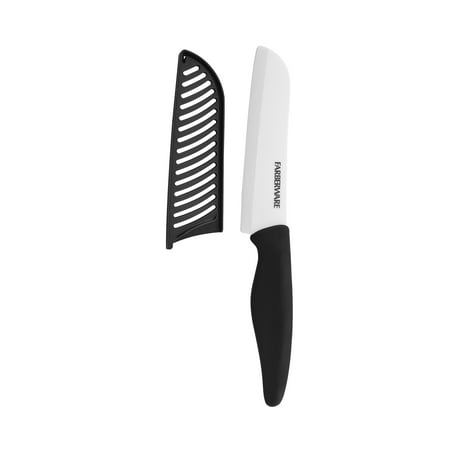 Farberware Ceramic 5 Inch Santoku Knife with (Best Ceramic Knives Review)