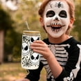 thumbnail image 2 of Halloween Iced Coffee Can Glass, 16oz Nightmare Halloween Cup with Lid and Straw, Spooky Season Glass Tumbler for Fall Gifts, 2 of 6