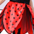 thumbnail image 5 of Pandaie 4-10Y Girls Kids Cute Tulle Dress Set with Headband and Wings Festival Cartoon Dress Up Outfit Red,4-5Years, 5 of 7