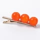 thumbnail image 3 of 4 pinzas para el pelo con forma de fruta, bonitas horquillas naranjas, accesorios para el pelo de frutas para cumpleaños, cosplay., 3 of 5
