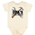 thumbnail image 3 of Inktastic Opa Little Helper Grandkid Boys Baby Bodysuit, 3 of 5