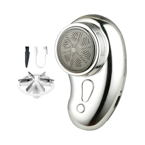 Mini recortadora de barba eléctrica Yinane para hombres máquina de afeitar de tamaño bolsillo