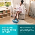 thumbnail image 2 of Homedics Smart Space Bubble Mate Collapsible Foot Spa, Heat-Maintaining, Bubble Massage with Pumice Stone and Splash Guard, 2 of 7