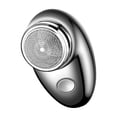 thumbnail image 2 of Mini afeitadora para hombres, depilación facial, tamaño de bolsillo, de acero fino, portátil, pequeña, fácil de usar, recortadora de barba, afeitadora Negro luz, 2 of 7