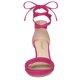 thumbnail image 2 of Sandalias Con Cordones Y Tacón Bajo Para Mujer Rosa caliente 39, 2 of 6