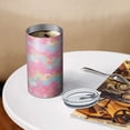 thumbnail image 3 of 20oz Coffee Tumblers Pink Tie Dye Pattern Stainless Steel Vacuum Insulated Travel Tumbler Coffee Cups Mug with Lid and Straw with Cleaning Brush for Cold & Hot Drinks, 3 of 5