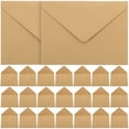 thumbnail image 4 of SOPOTUTU 50 Pcs Blank Envelopes Golden Vintage Design Strong Paper for Invitations Cards Multi Use, 4 of 8