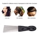 thumbnail image 5 of Dientes de metal ancho Afro Pein Peine Peine Peinado Cepillo para el pelo para la herramienta de peinado de peluquería, 5 of 7