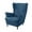 Burgundy, variant on 1Set Wingback Chair Slipcover With Elastic Bottom Armchair Sofa Cover King Back Wing Chair Slipcover For Bedroom