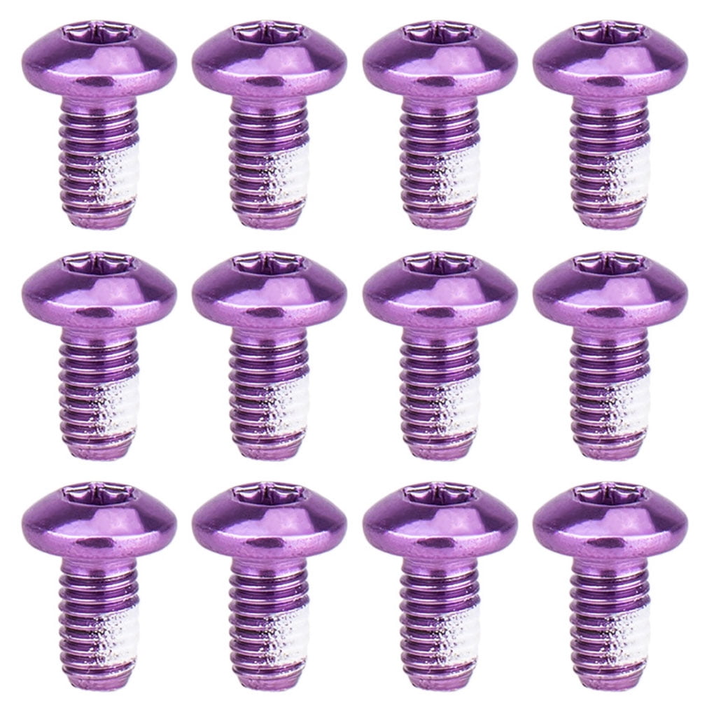 Bike Screws Colorful T25 Mountain Screws Steel M5x10mm Bike Disc Fixed