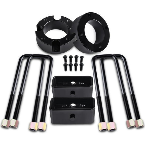 CCIYU lift kit Raise your truck 3" Front and 2" Rear Leveling lift kit fits for Toyota Tundra Fits select: 2007 ,2010 TOYOTA TUNDRA CREWMAX SR5