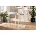thumbnail image 1 of Baxton Studio AY-PC09-White Plastic-DC Ensemble de Chaises de Salle à Manger en Plastique Transformable Moderne, Blanc - 4 Pcs, 1 of 7