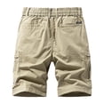 thumbnail image 4 of Mens Cargo Shorts Elastic Waist Work Shorts Relaxed Fit Casual Summer Hiking Shorts with Multi Pockets Size 30-40, 4 of 9