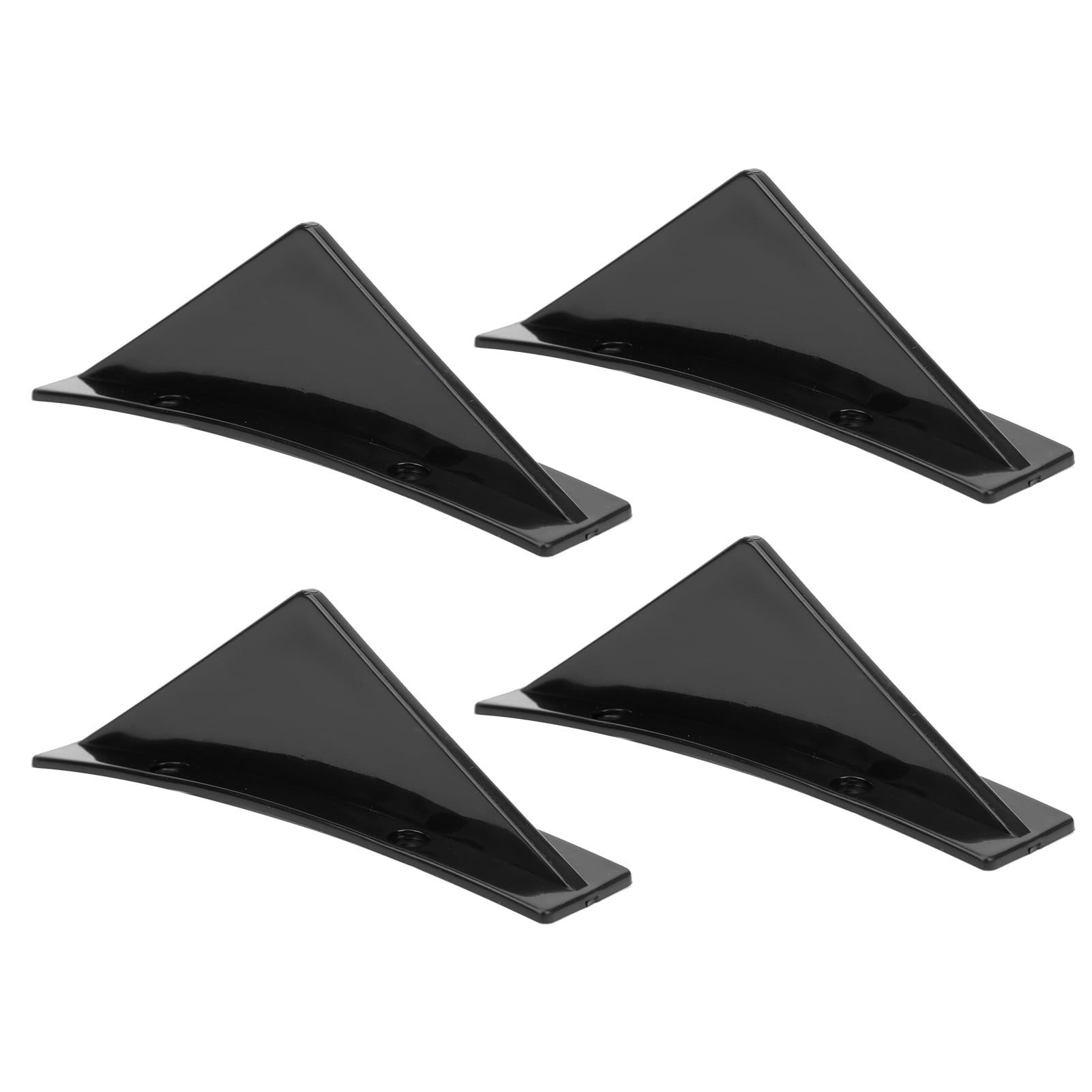Rear Bumper Spoiler Kit, 4pcs Universal Rear Diffuser Aerodynamic For