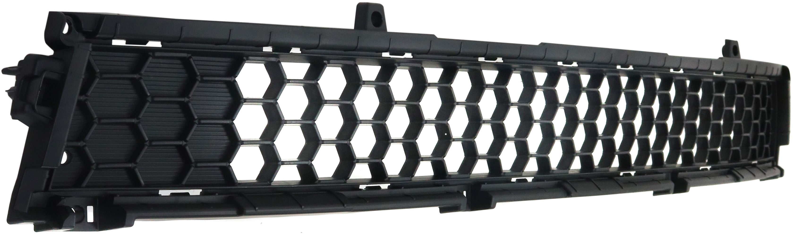 Bumper Grille Compatible With 2017-2019 Kia Soul Front, Lower Textured Dark Gray
