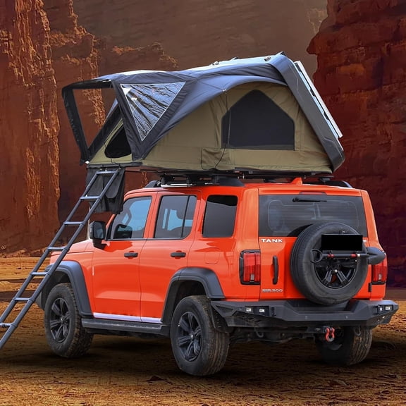 Rooftop Tent Hard Shell for 2-3 Person Camping