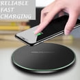 thumbnail image 2 of ULTREND 15W Qi Wireless Charger Fast Charging Pad Mat Compatible with most wireless charging capable phones, 2 of 5