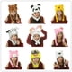 thumbnail image 2 of Gorro de felpa con dibujos de tigre, gato, perro, ratoncito, canguro, dálmatas, lobo, vaca., 2 of 6