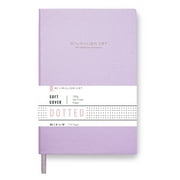Minimalism Art, Classic Soft Cover Notebook Journal, Large Size, Composition B5 7.6" x 10", 176 Pages, Premium Thick Paper 100gsm, Fine PU Leather, Ribbon Bookmark, San Francisco (Dotted, Pink)