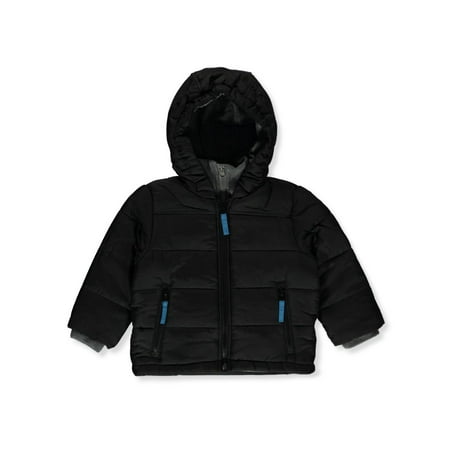 

Rothschild Baby Boys Faux-Fur Parka - red 18 months (Infant)