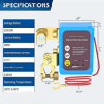 thumbnail image 2 of 12V 240A Remote Battery Disconnect Switch, Automatic Power Off Switch Car Truck Boat Remote Control Switch, 2 of 5