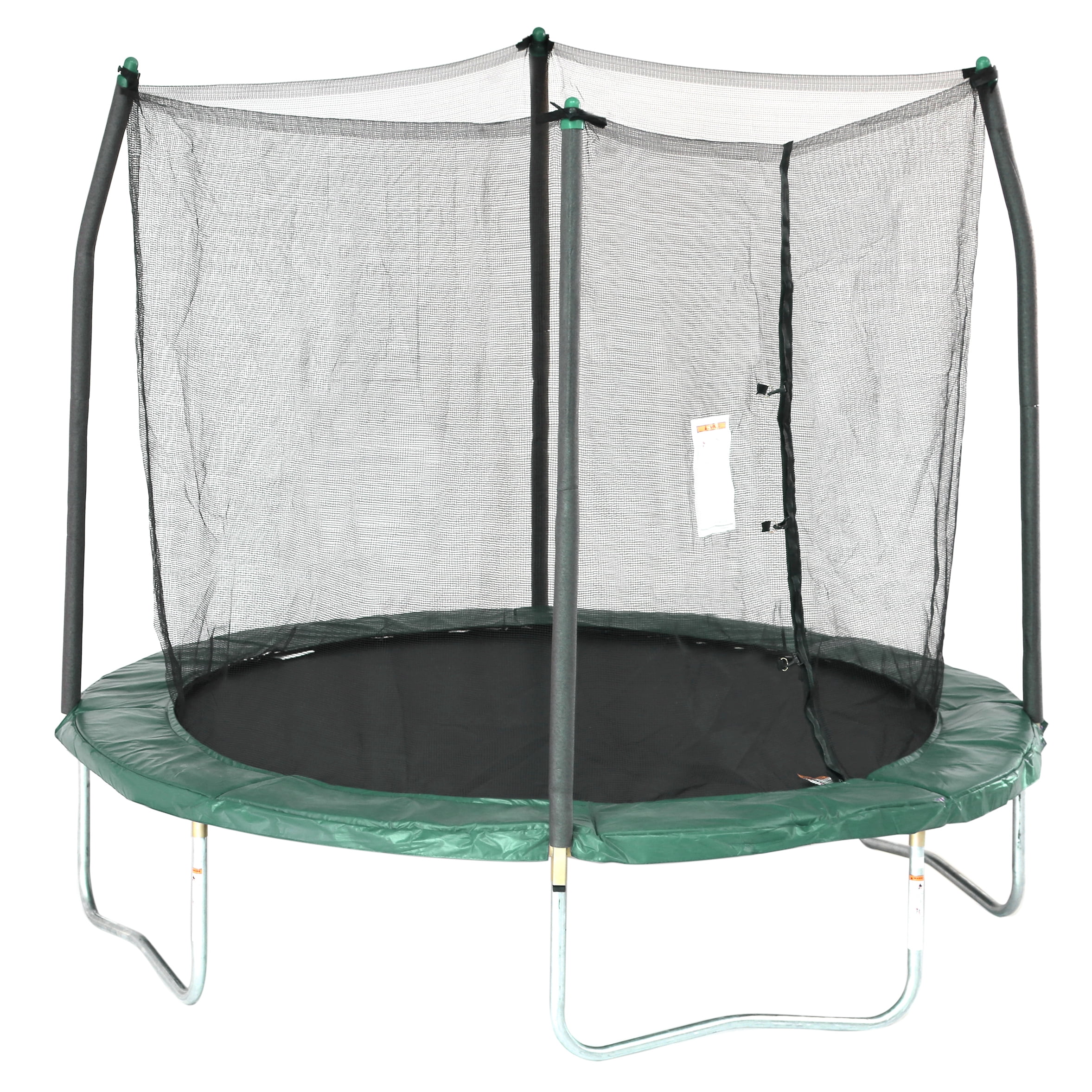 Skywalker Trampolines 8Foot Trampoline, with Safety Enclosure, Green