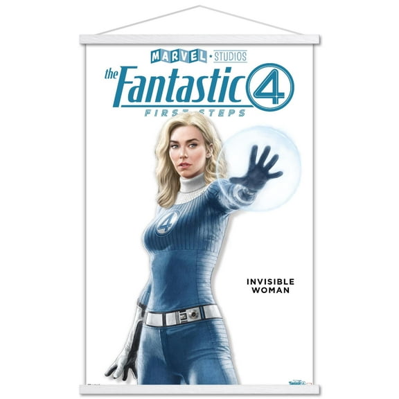 Marvel Fantastic Four: First Steps (2025) - Invisible Woman Feature Series Wall Poster with Magnetic Frame, 22.375" x 34"