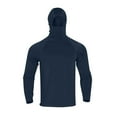 thumbnail image 5 of TKLPEHG Unisex UPF 50+ Sun Protection Shirt with Mask Lightweight Casual Long Sleeve Hooded Comfy Hiking Fishing Shirts (Navy,M), 5 of 8