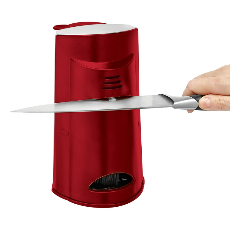   Basics Electric Can Opener, Red : Home & Kitchen