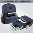 thumbnail image 3 of 24 Pack of Classic Solid Color & Reflective Multipocket Backpacks for Commuting and Traveling in 4 Color Pack, 3 of 6