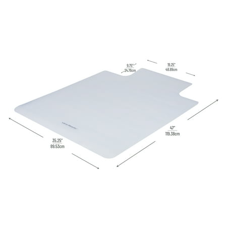 Mind Reader - Floor Protection Mat - Clear