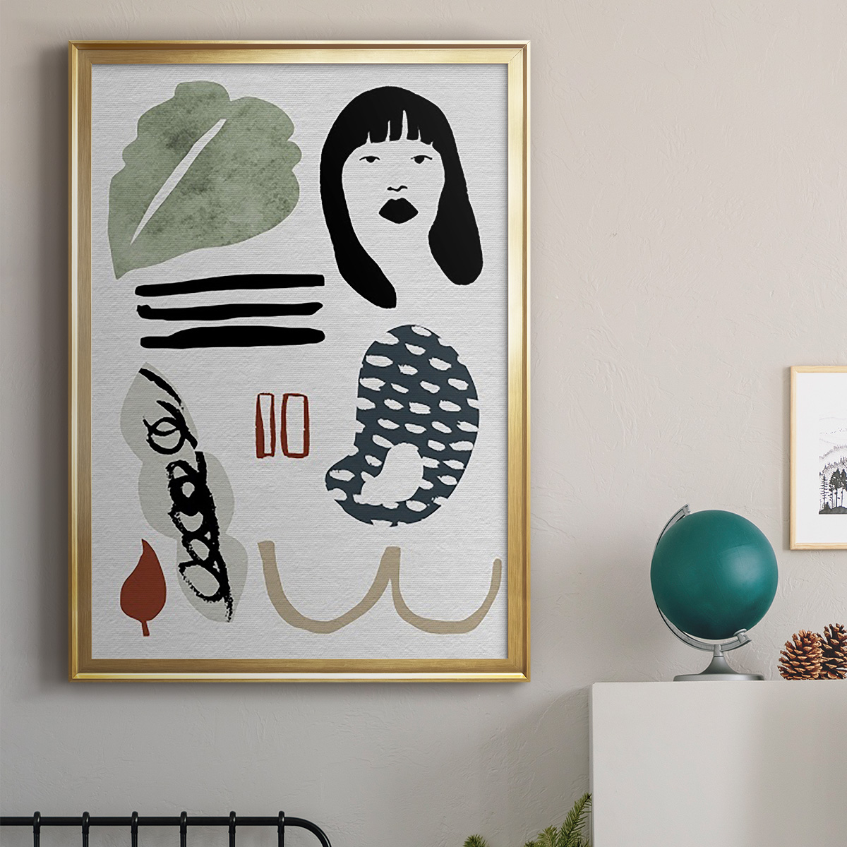 Collected Mindfulness II Premium Framed Print, in Gold, Black, or Silver - Ready to Hang