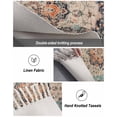 thumbnail image 5 of Rustic Geometric,Hallway Runner Rug 2x5ft,Farmhouse Shabby Chic Ethnic Tribal Washable Woven Living Room Bedroom Kitchen Bathroom Carpet with Tassels,Indoor Outdoor Throw Door Mat for Entryway, 5 of 5