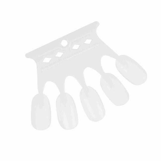 50 Puntas De Práctica Para Decoración De Uñas, Pantalla En Color De Gel, Plástico Reutilizable Duradero, 4 Colores Para Uso Doméstico Profesional