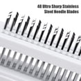 thumbnail image 4 of Meat Tenderizer with 48 Stainless Steel Needle Blades Meat Tenderizing and Marinate Tool Kitchen Tenderizers Cooking Grilling BBQ Marinade Flavor Maximizer, 4 of 8