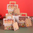 thumbnail image 3 of Bolsas de embalaje de regalo de Navidad, Caja de galletas de caramelo de Papá Noel, muñeco de nieve, bolsa de recuerdo de fiesta de año nuevo, decoración de Navidad, 2023, 3 of 4